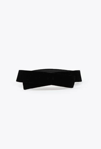 Galanos '70s Angled Velvet Belt - 2