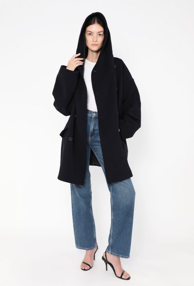 Romeo Gigli '90s Oversized Hooded Coat - 1 Romeo Gigli '90s Oversized Hooded Coat - 1