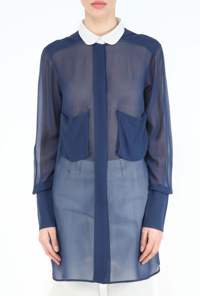 Céline Bicolor Chiffon Tunic - 2