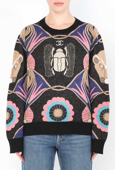 Chanel Cashmere Scarab Sweater, Pre-Fall 2019 - 1