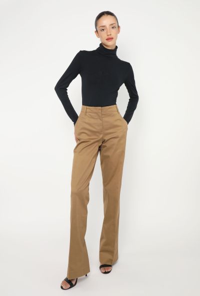 Prada Classic Gabardine Bootcut Trousers - 2 Prada Classic Gabardine Bootcut Trousers - 2