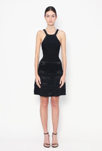 Alaïa S/S 2010 Beaded Skater Dress - 1 Alaïa S/S 2010 Beaded Skater Dress - 1
