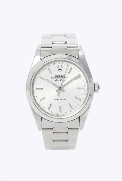 Rolex Air-King Silver Dial & Stainless Steel Watch - 1