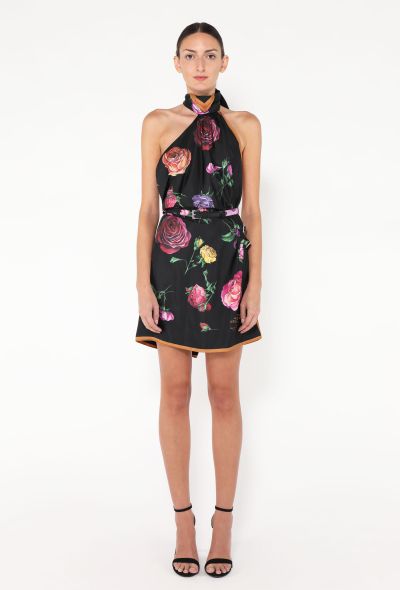 Prada 2024 Open-Back Silk Halter Dress - 1