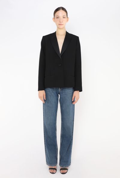 Balenciaga Classic Piqué Smoking Blazer - 2 Balenciaga Classic Piqué Smoking Blazer - 2