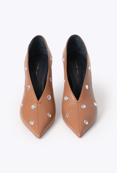 Céline 2018 Embellished Leather Pumps - 2