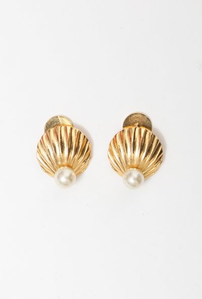                                         Seashell Pearl Cufflinks -2