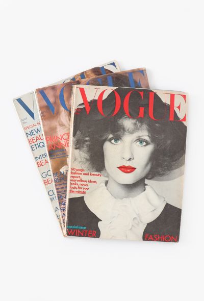 VOGUE UK 1971 Audrey Hepburn Issue Trio - 2 VOGUE UK 1971 Audrey Hepburn Issue Trio - 2