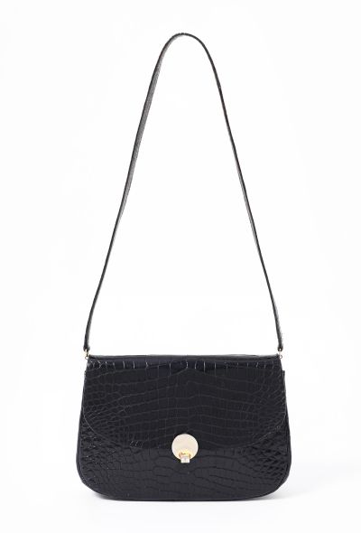 Dior '70s Porosus Shoulder Bag - 1