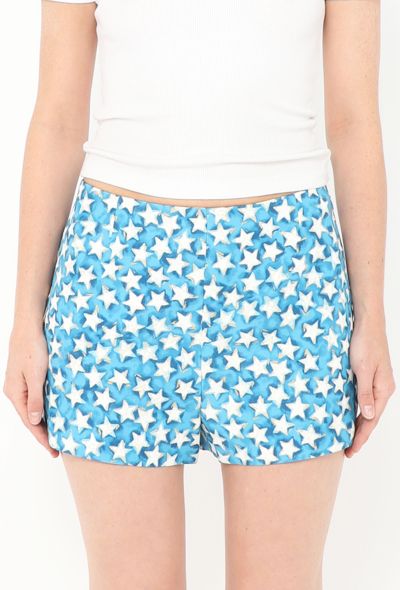 Valentino 2016 Crêpe Star Print Shorts - 2 Valentino 2016 Crêpe Star Print Shorts - 2