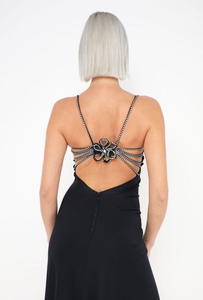 Azzaro STUNNING 1978 Strass Open-Back Gown - 2