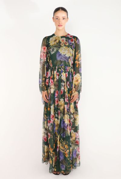 Dolce & Gabbana Gardenia Silk Chiffon Gown, 2023 - 2