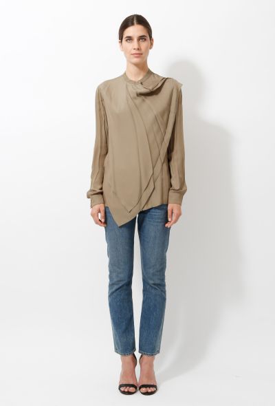                                         Layered Silk Blouse-2