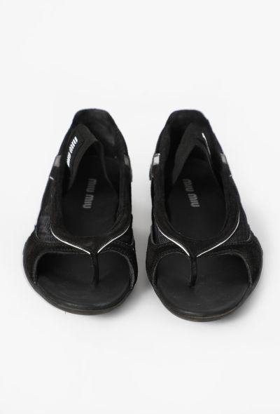 Miu Miu Gymnasium Thong Sandals, S/S 2025 - 2