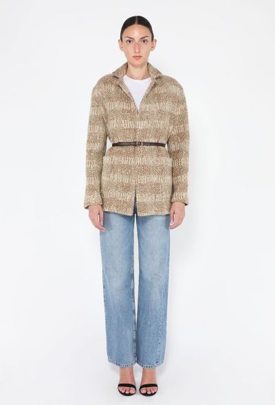 Loro Piana Phillip Wool Tweed Belted Coat, 2024 - 1