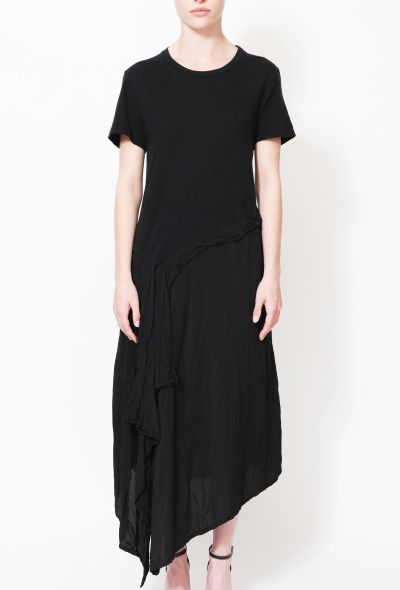 Loewe Asymmetrical Silk T-Shirt Dress - 2