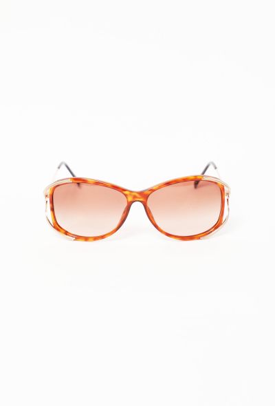                                         Vintage Tortoiseshell Frame Sunglasses-1