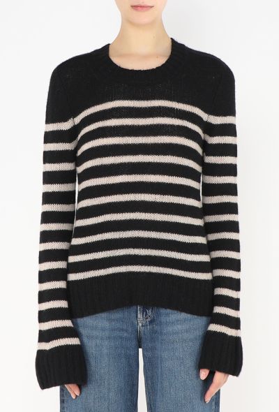 Khaite 2022 Tilda Cashmere Striped Sweater - 1