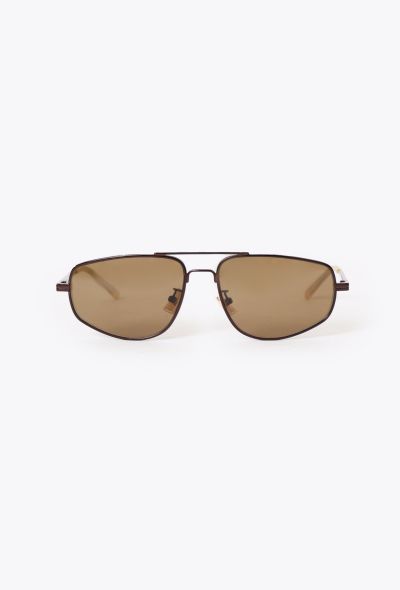 Bottega Veneta 2022 Squared Aviator Sunglasses - 1 Bottega Veneta 2022 Squared Aviator Sunglasses - 1