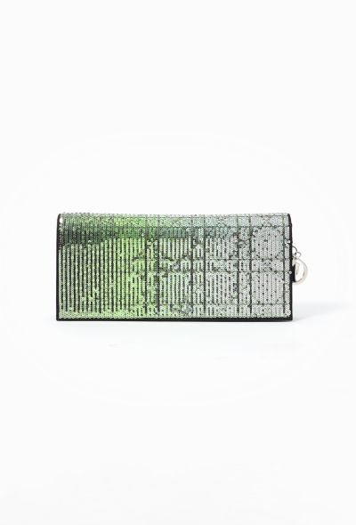 Christian Dior Lady Dior Sequined Cannage Clutch - 1