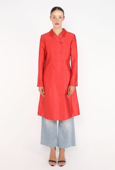Prada Doupion Notched Coat, F/W 1995 - 1