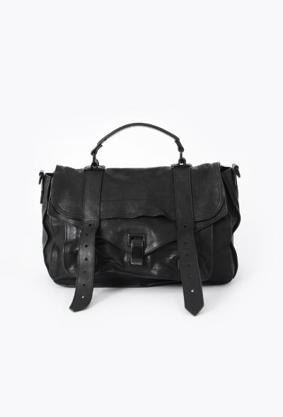 Proenza Schouler Black PS1 Medium Bag - 1 Proenza Schouler Black PS1 Medium Bag - 1