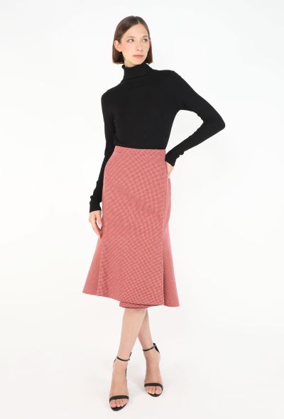 Balenciaga F/W 2016 Houndstooth Fluted Skirt - 1