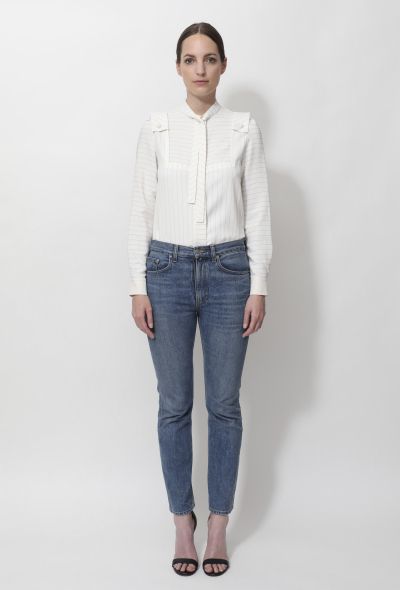 Chloé 2014 Striped Lavallière Shirt - 2