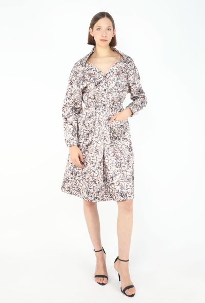 Miu Miu F/W 2025 Off-Shoulder Cotton Dress - 1