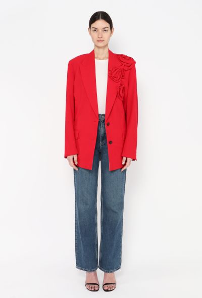 Valentino 2023 Floral Appliqué Blazer - 2 Valentino 2023 Floral Appliqué Blazer - 2