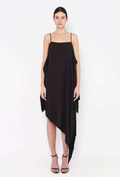 Balenciaga Asymmetrical Tassel Trim Ensemble - 2 Balenciaga Asymmetrical Tassel Trim Ensemble - 2
