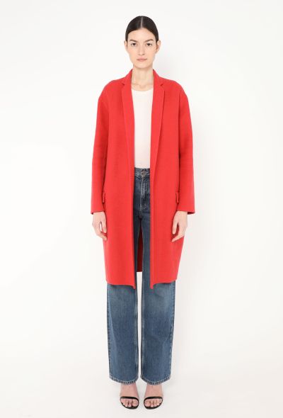 Céline Classic Notched Cocoon Coat - 2 Céline Classic Notched Cocoon Coat - 2