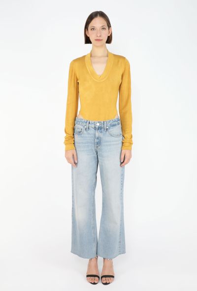 Alaïa Ribbed Jersey Bodysuit, 1990 - 2