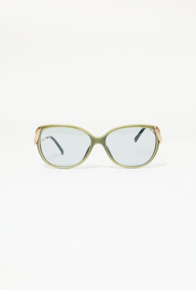                             Vintage Metallic Art Deco Sunglasses - 1