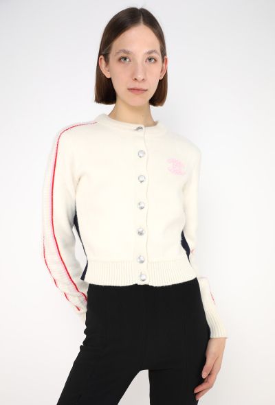 Chanel 2021 'Coco Neige' Cashmere Cardigan - 2 Chanel 2021 'Coco Neige' Cashmere Cardigan - 2
