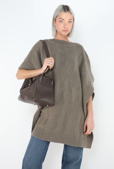 Hermès Chocolat Taurillon Clémence Lindy 30 - 2