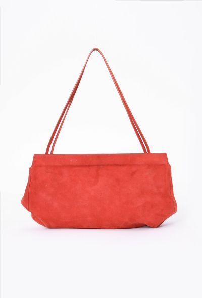 The Row 2024 Brick Suede Small Abby Bag - 1 The Row 2024 Brick Suede Small Abby Bag - 1