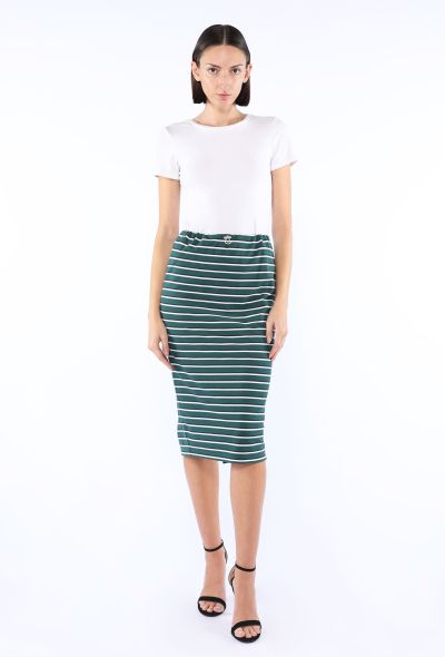 Prada Striped Drawstring Skirt, 2025 - 2