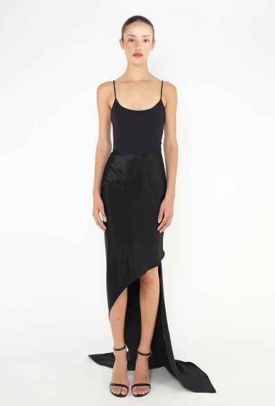 Narciso Rodriguez Silk Train Skirt - 2