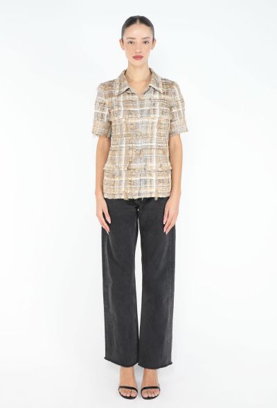 Chanel Spring 2006 Lamé Lesage Top - 2