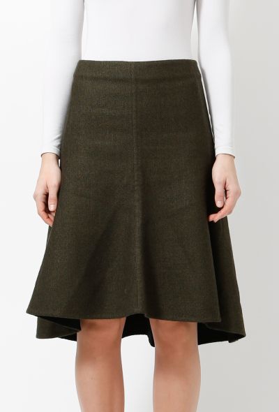                                         Tweed Flared Skirt -2