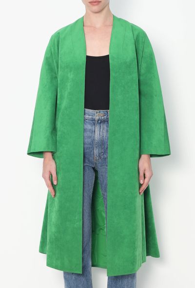Halston Early '70s Ultrasuede Swing Coat - 1 Halston Early '70s Ultrasuede Swing Coat - 1