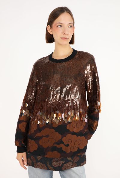 Dries Van Noten Jacquard Paillette Tunic, F/W 2015 - 1