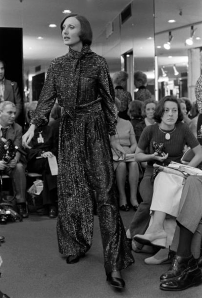 Pierre Cardin RARE F/W 1973 Metallic Lurex Ensemble - 2