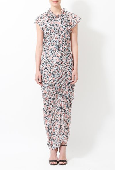                            Veronica Beard Ruched Floral Dress - 2