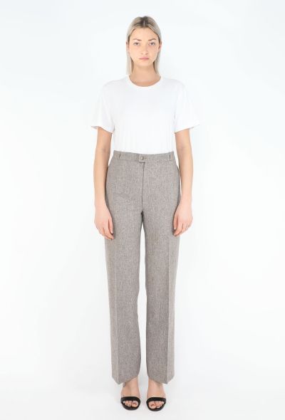Saint Laurent '70s Brushed Wool Trousers - 1