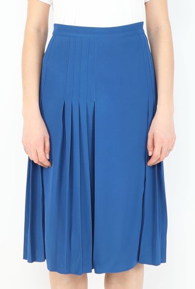 Céline Resort 2012 Pleated Crêpe Skirt - 2