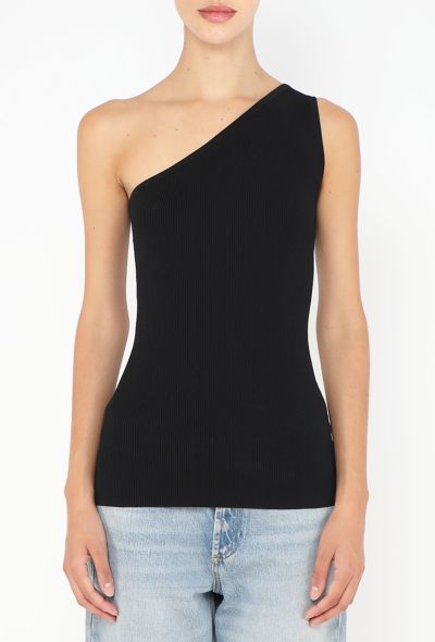 Toteme 2025 One-Shoulder Ribbed Top - 2 Toteme 2025 One-Shoulder Ribbed Top - 2