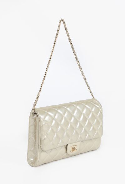 Chanel Iridescent Timeless Chain Clutch Bag - 2
