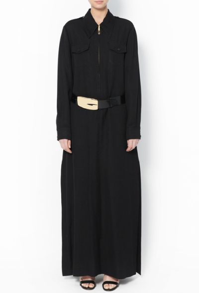 Gucci 2023 G-Buckle Belted Maxi Dress - 2
